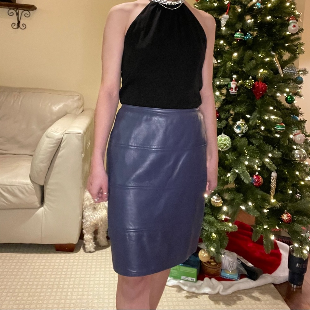 Genuine Leather skirt